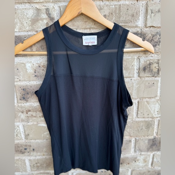 Josh Brown x Bandier Black Mesh Tank Top size S/M - Picture 1 of 4